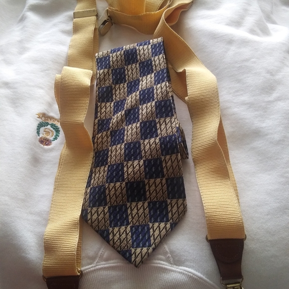 Ziggurat XL silk designer tie $48+ free XL suspend - Picture 4 of 4